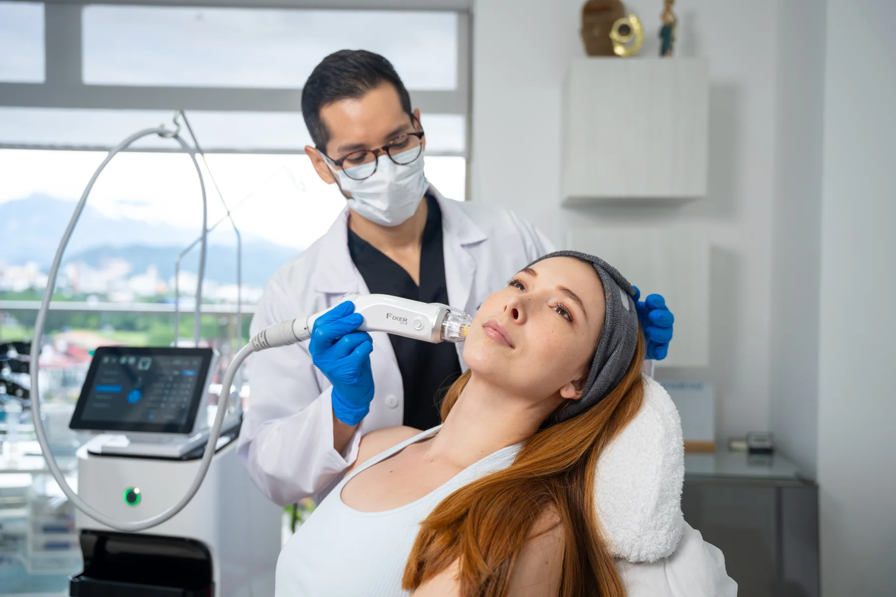 Procedimiento facial realizado en Dermavida